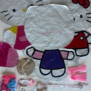 Hello Kitty Party Balloon Set - Pink and White